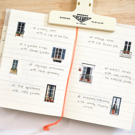 Serene Windows, Stories Beyond Glass | Sticker Sheet