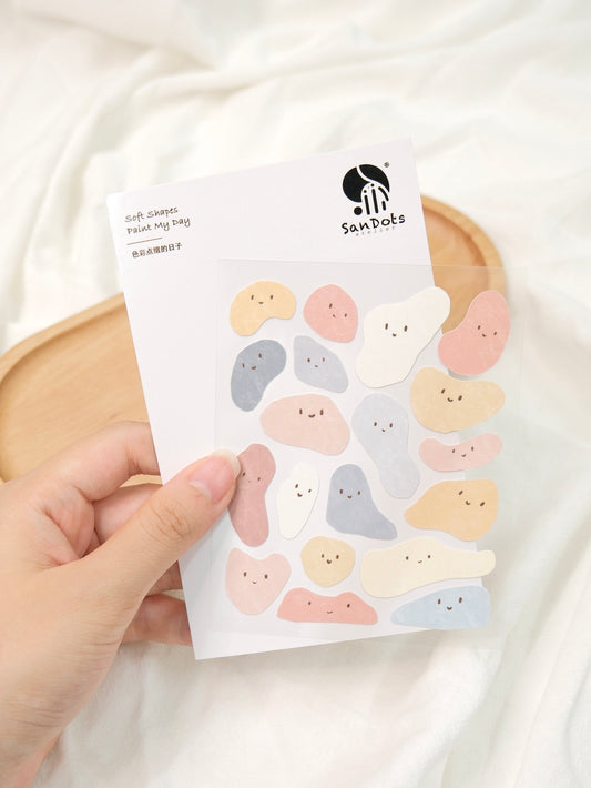 Soft Shapes Paint My Day | Sticker Sheet