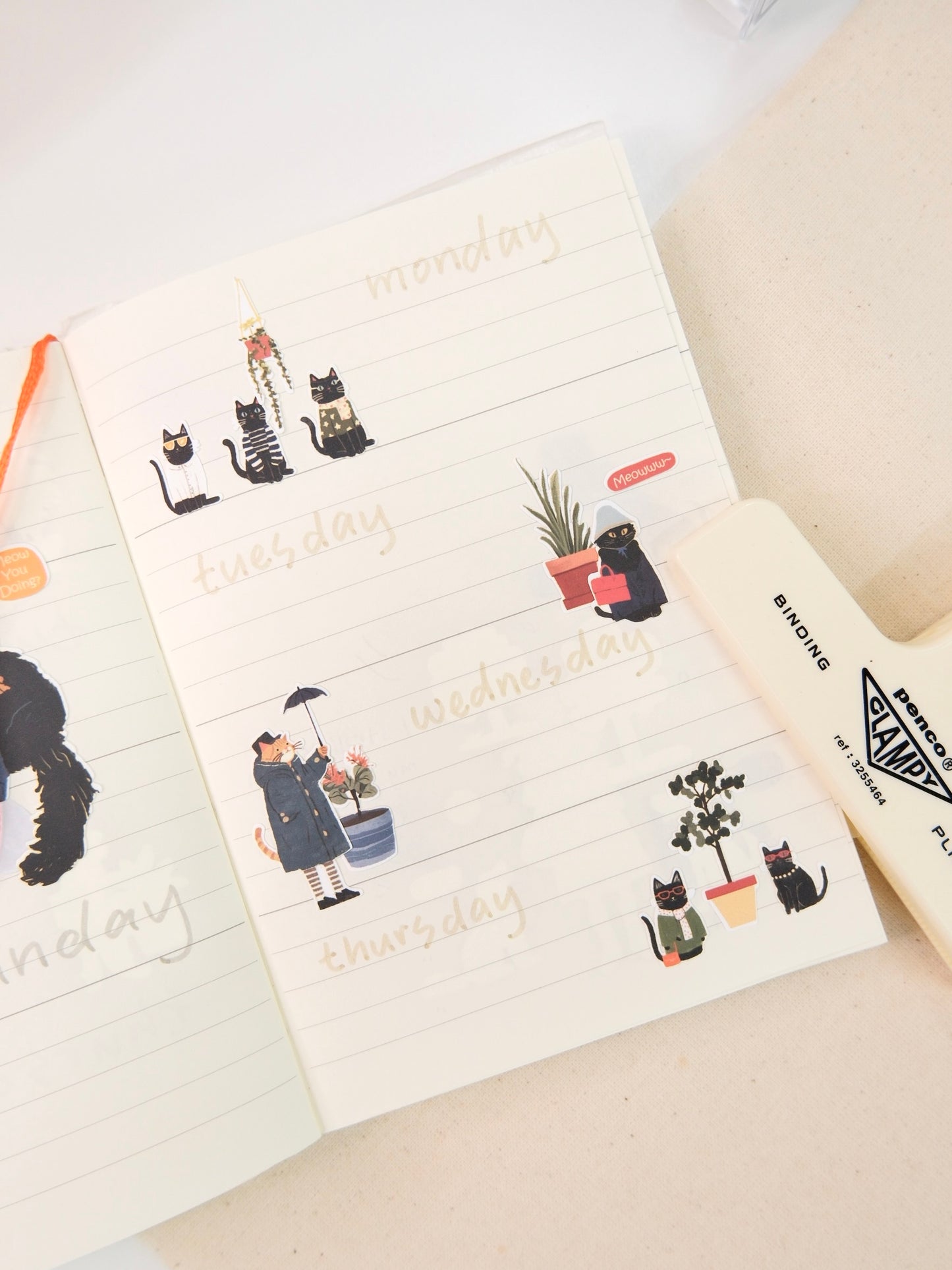 Meow Moments with My Cute Cat | Sticker Sheet