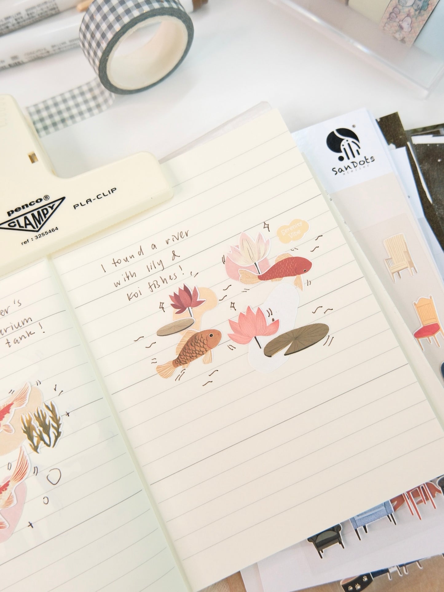 Prosperity Flows with Koi Fish | Sticker Sheet