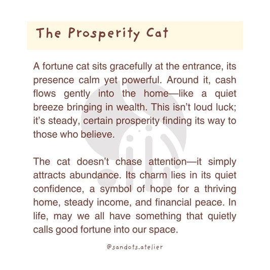 The Prosperity Cat| Postcard