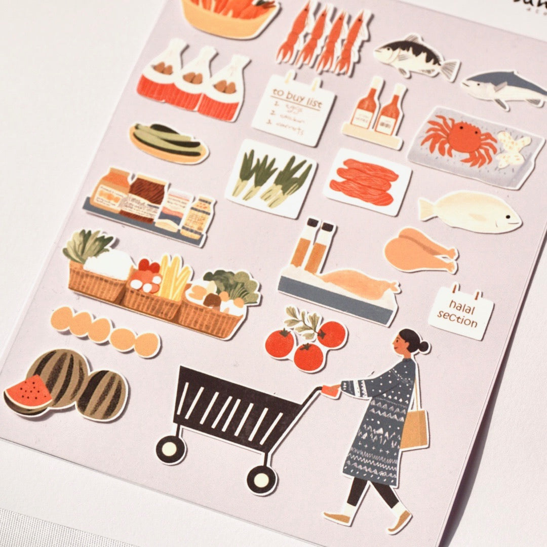 My Weekly Grocery Haul | Sticker Sheet