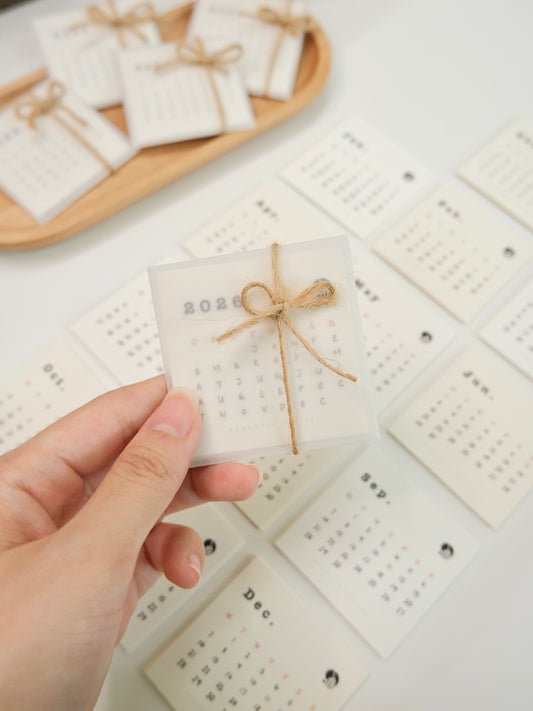 2026 Year Calendar Set | Free Gift