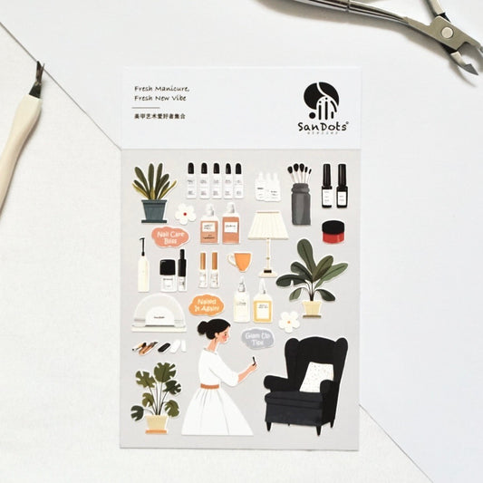 Fresh Manicure, Fresh New Vibe | Sticker Sheet