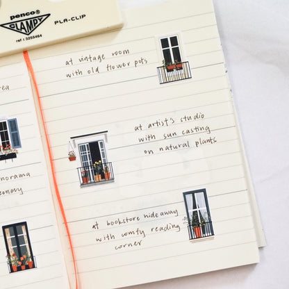 Serene Windows, Stories Beyond Glass | Sticker Sheet