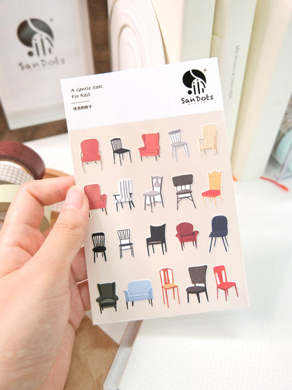 A Gentle Seat For Rest | Sticker Sheet