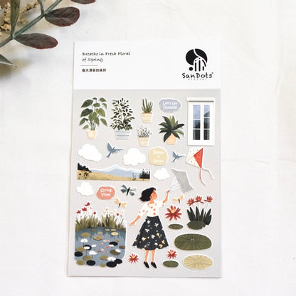 Breathe in Fresh Floral of Spring | Sticker Sheet