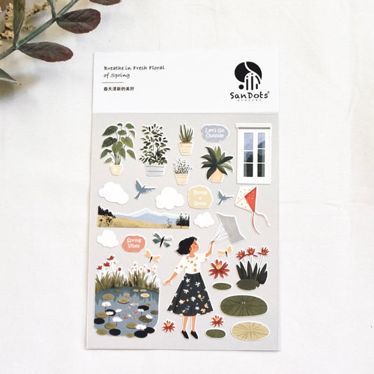 Breathe in Fresh Floral of Spring | Sticker Sheet