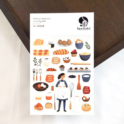 Baking Happiness in Every Bite | Sticker Sheet