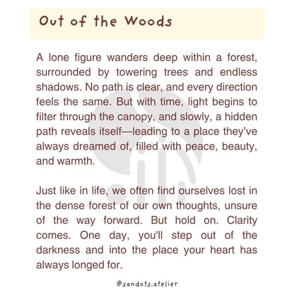 Out of the Woods | Pocket Mirror Badge