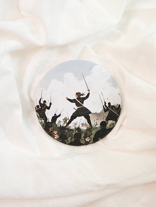 Battle for Becoming | Pocket Mirror Badge