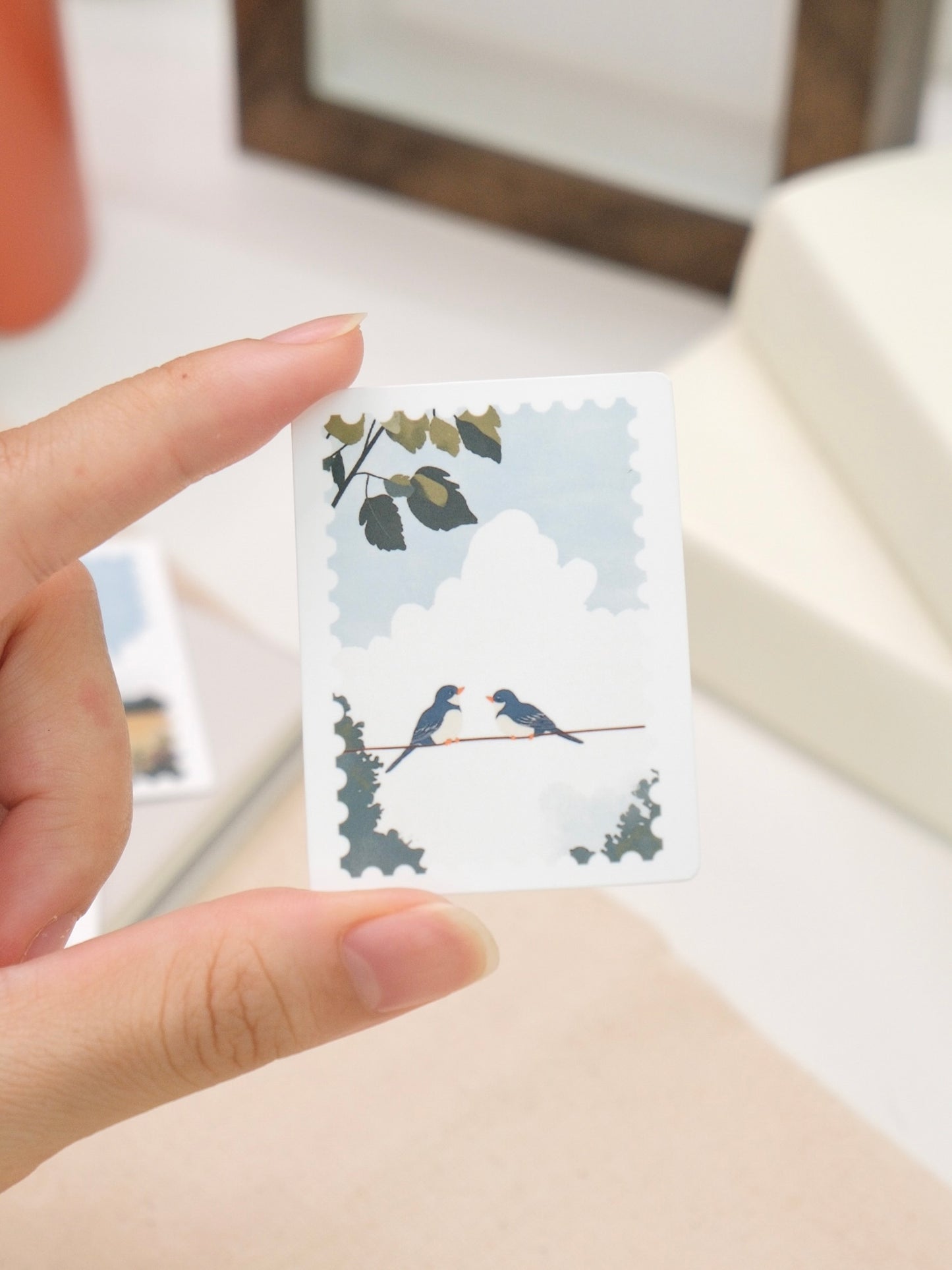 Peace Lives in Small Nature | Sticker Flake
