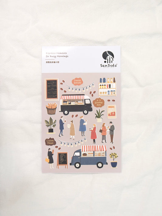 Espresso Moments for Busy Mornings | Sticker Sheet