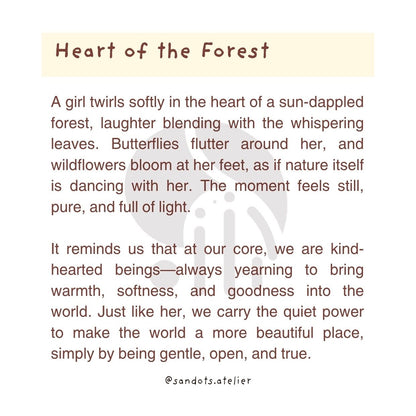 Heart of the Forest | Pocket Mirror Badge
