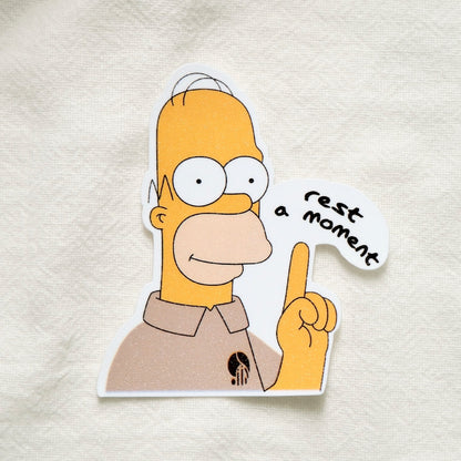 The Simpsons x SanDots Workers (Homer Simpson) | Sticker Flake