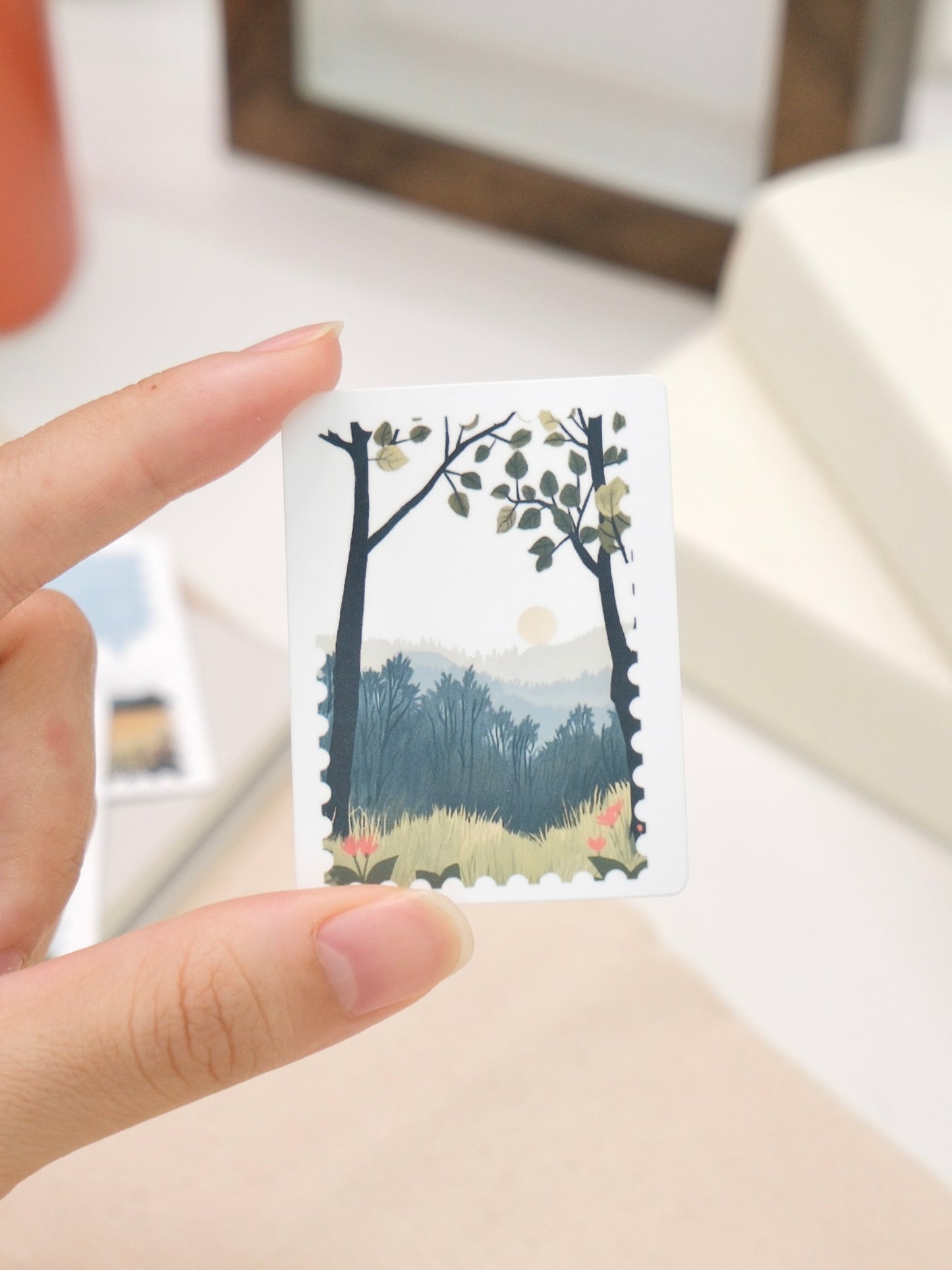 Peace Lives in Small Nature | Sticker Flake