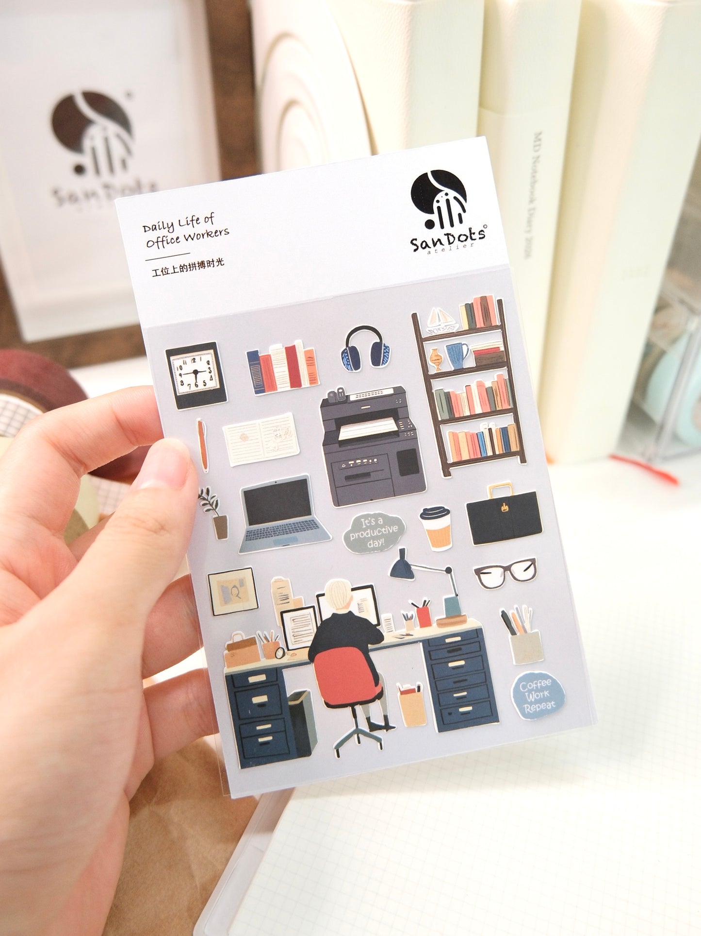 Daily Life of Office Workers | Sticker Sheet