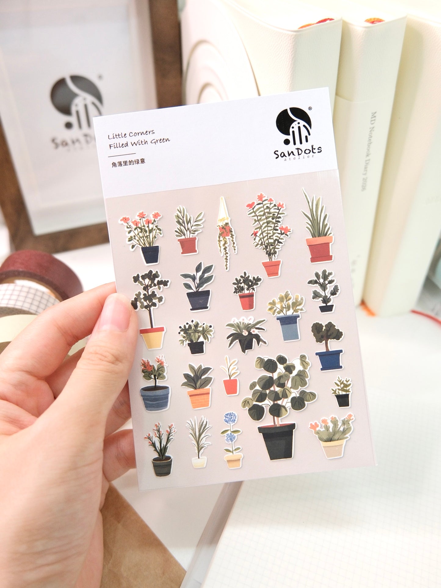 Little Corners Filled With Green | Sticker Sheet
