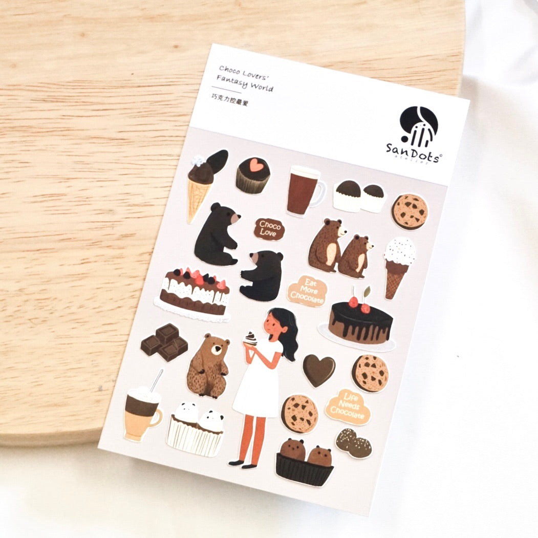 Choco Lovers' Fantasy World | Sticker Sheet