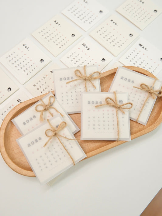 2026 Year Calendar Set | Free Gift