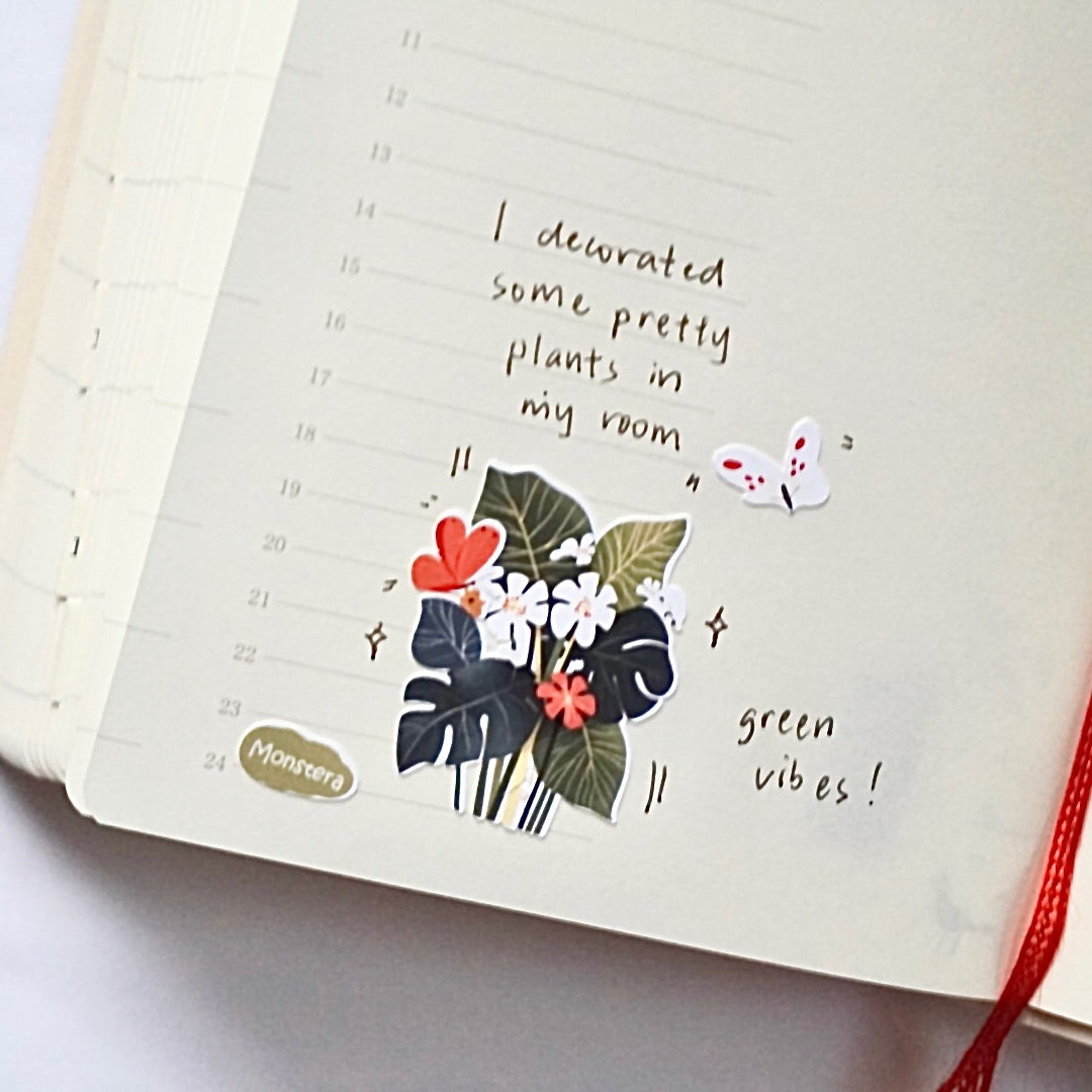 Tropical Blossoms in Our Country | Sticker Sheet