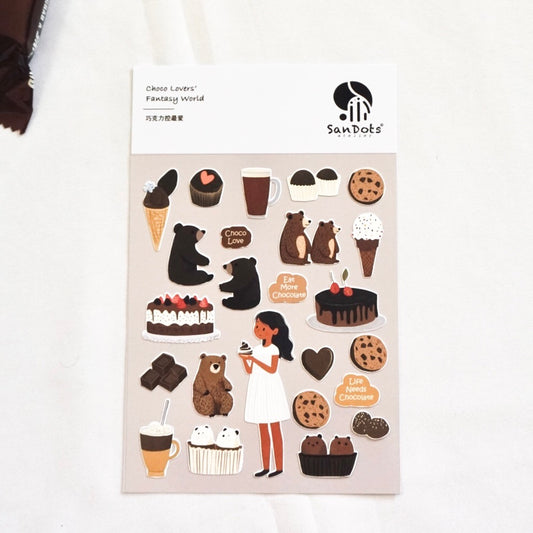 Choco Lovers' Fantasy World | Sticker Sheet
