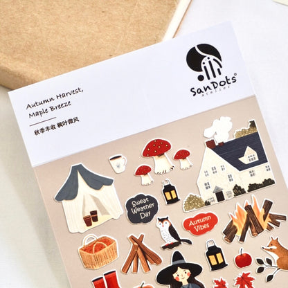 Autumn Harvest, Maple Breeze | Sticker Sheet