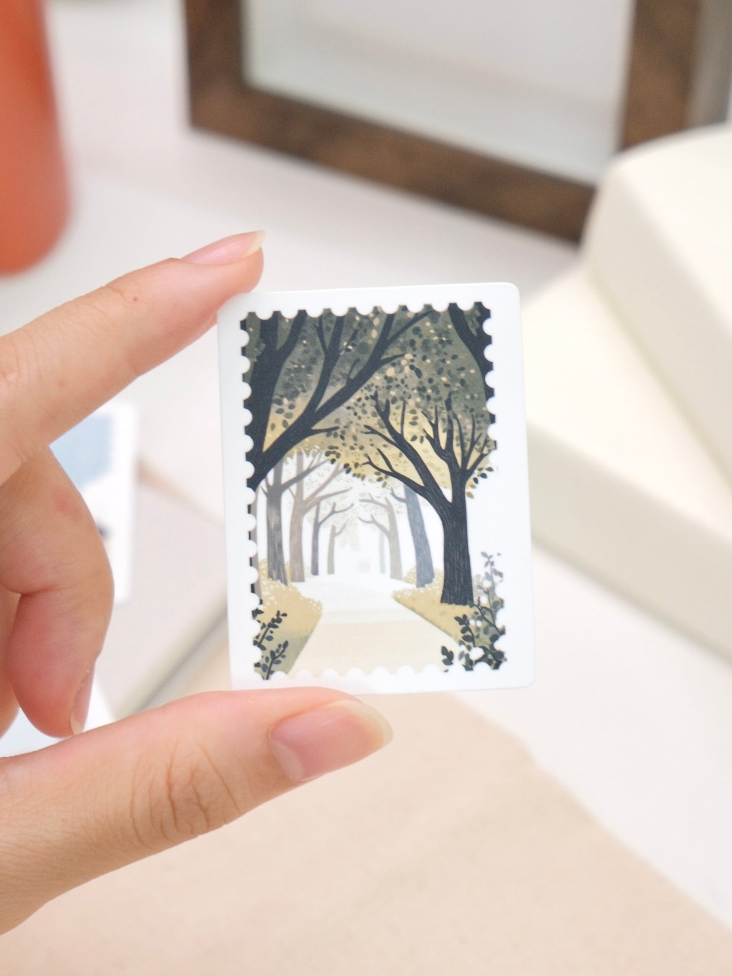 Peace Lives in Small Nature | Sticker Flake