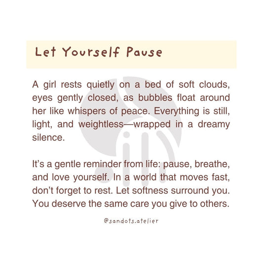 Let Yourself Pause | Postcard