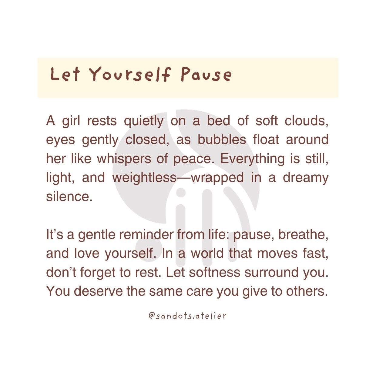 Let Yourself Pause | Pocket Mirror Badge
