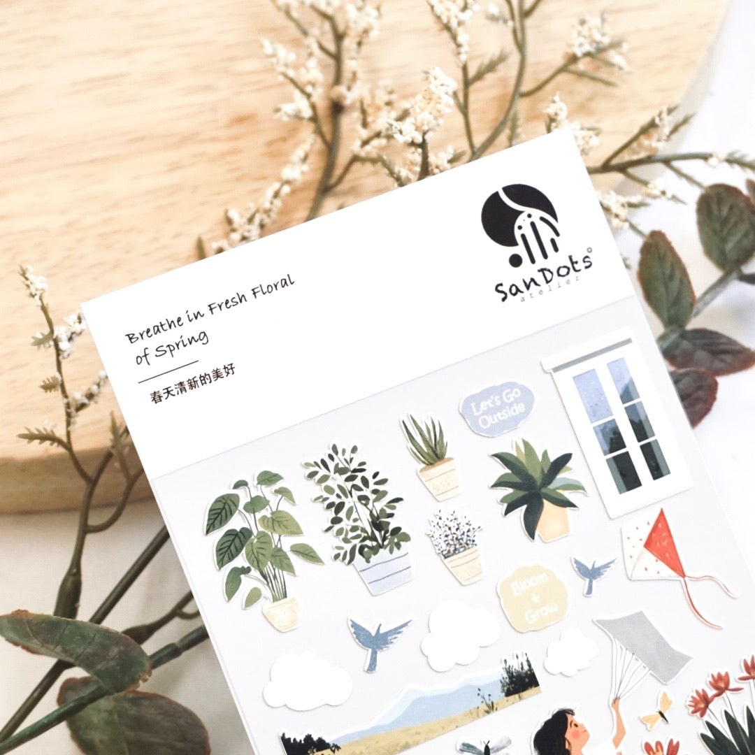 Breathe in Fresh Floral of Spring | Sticker Sheet