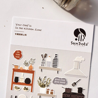 Your Chef is in the Kitchen Zone | Sticker Sheet