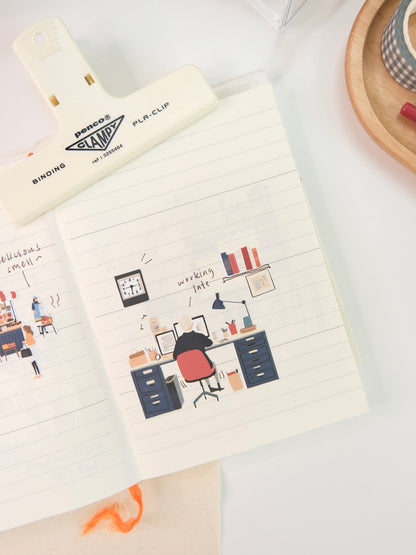 Daily Life of Office Workers | Sticker Sheet