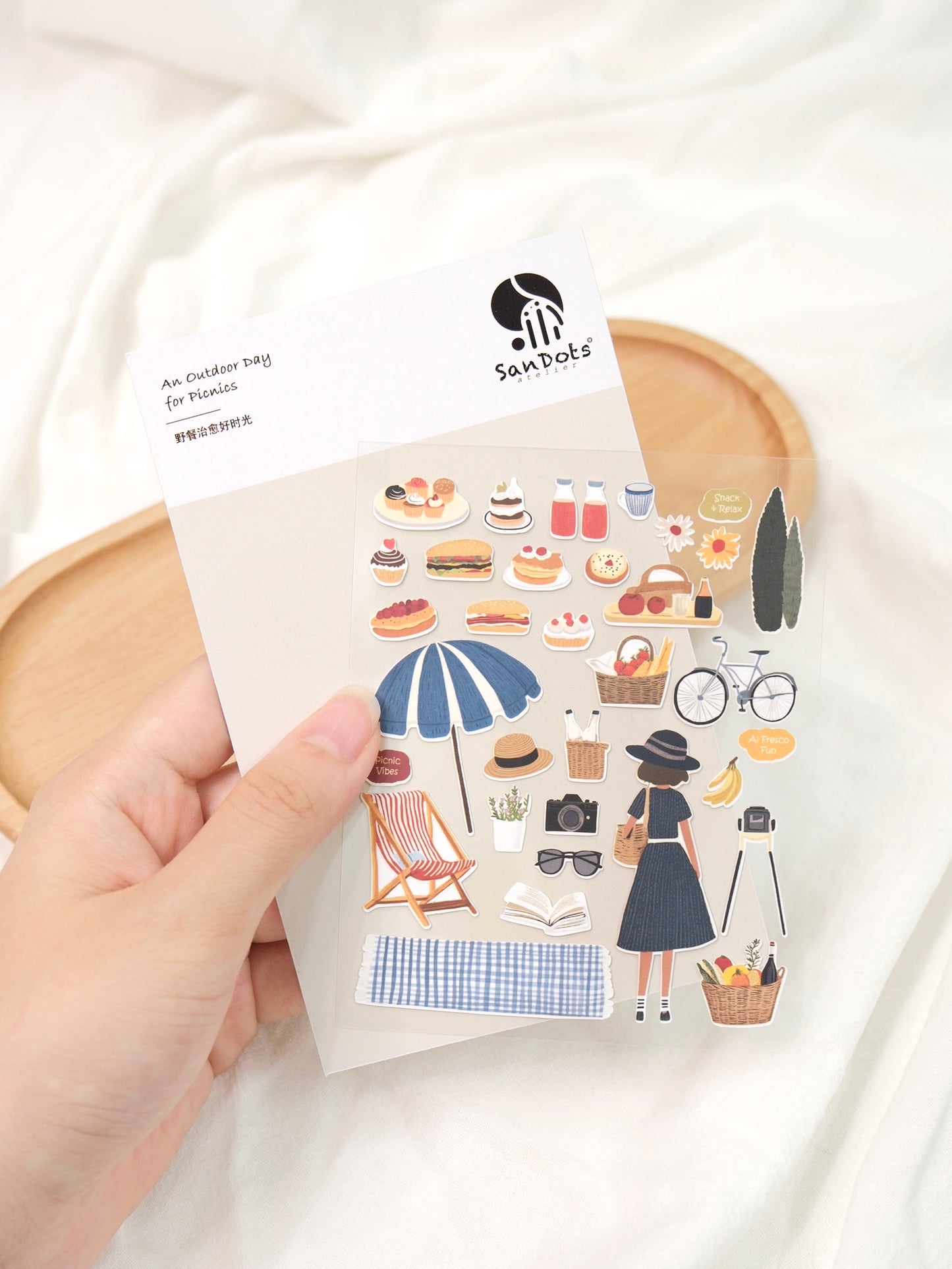 An Outdoor Day for Picnics | Sticker Sheet