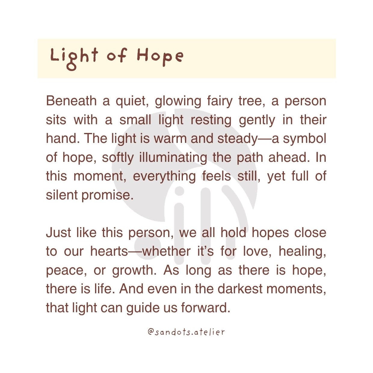 Light of Hope | Pocket Mirror Badge
