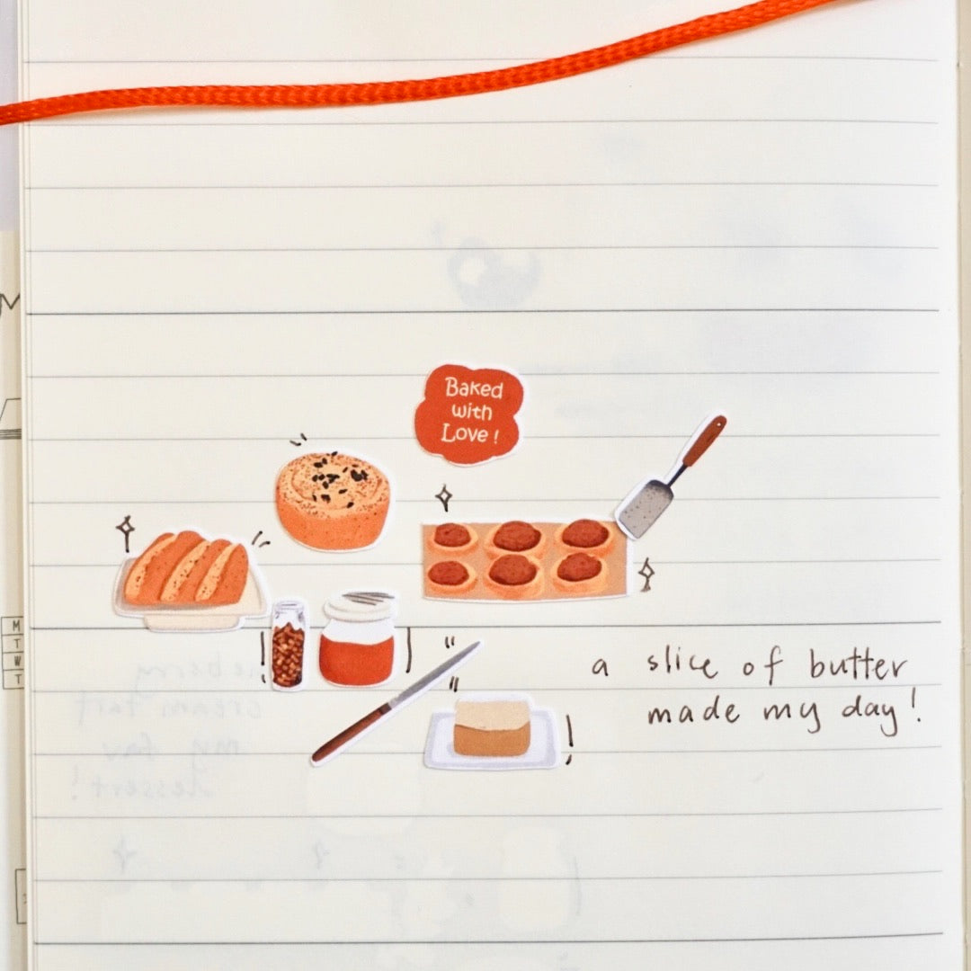 Baking Happiness in Every Bite | Sticker Sheet