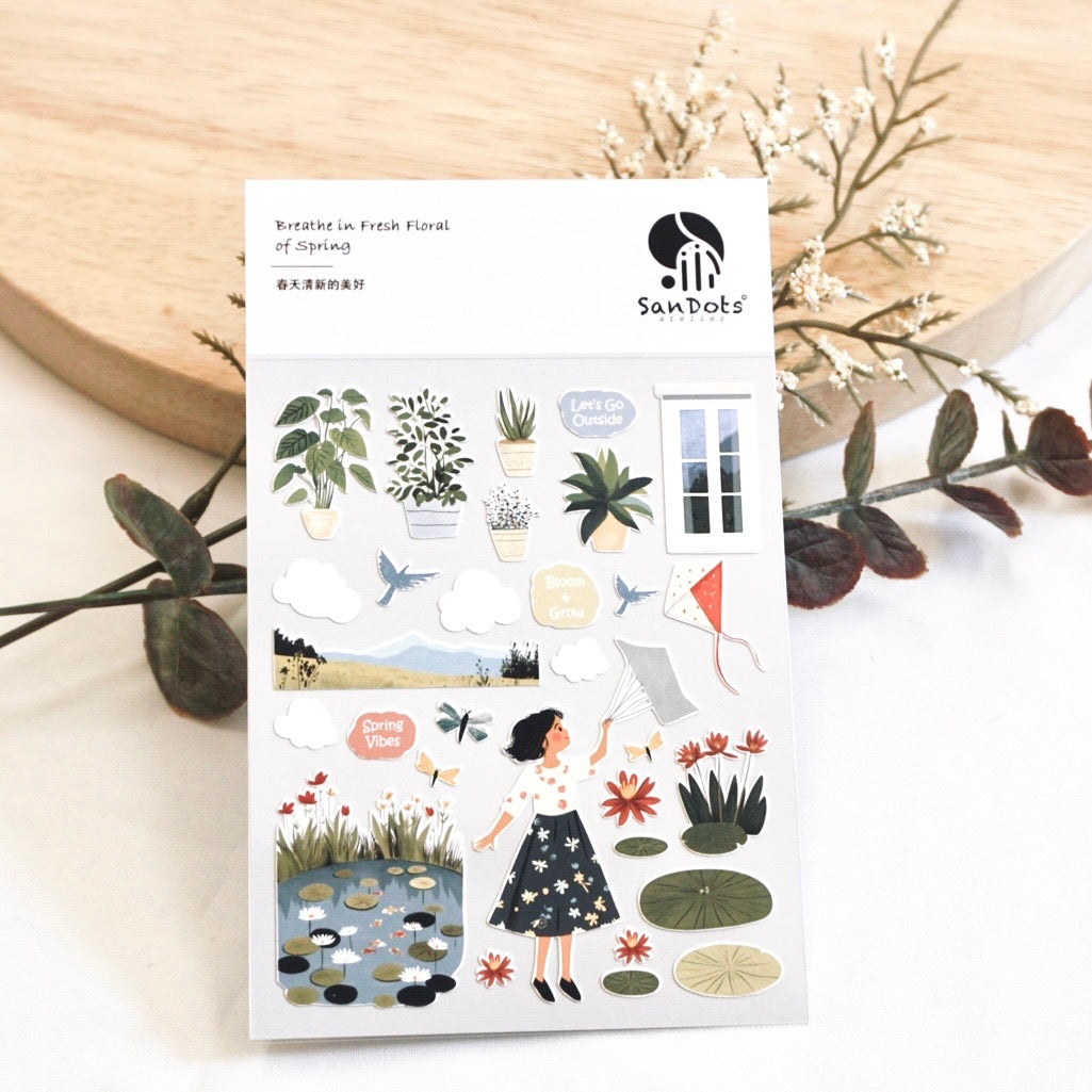 Breathe in Fresh Floral of Spring | Sticker Sheet
