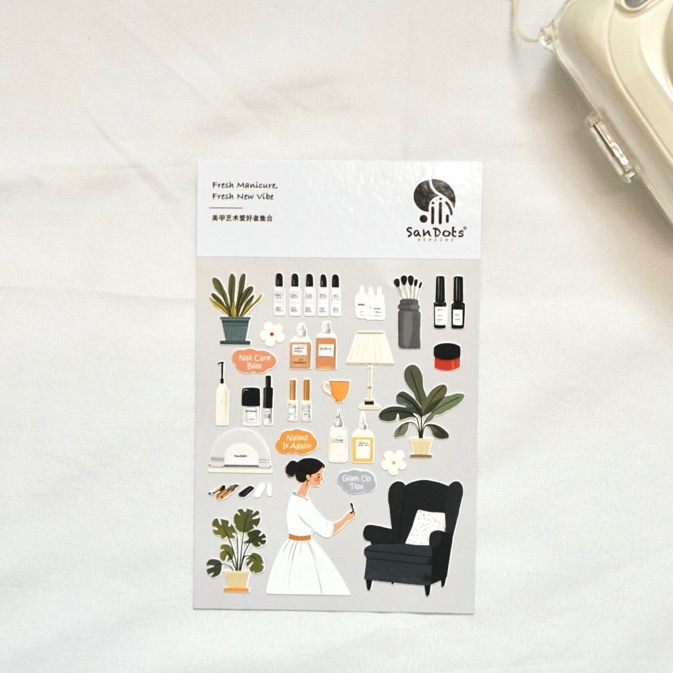 Fresh Manicure, Fresh New Vibe | Sticker Sheet