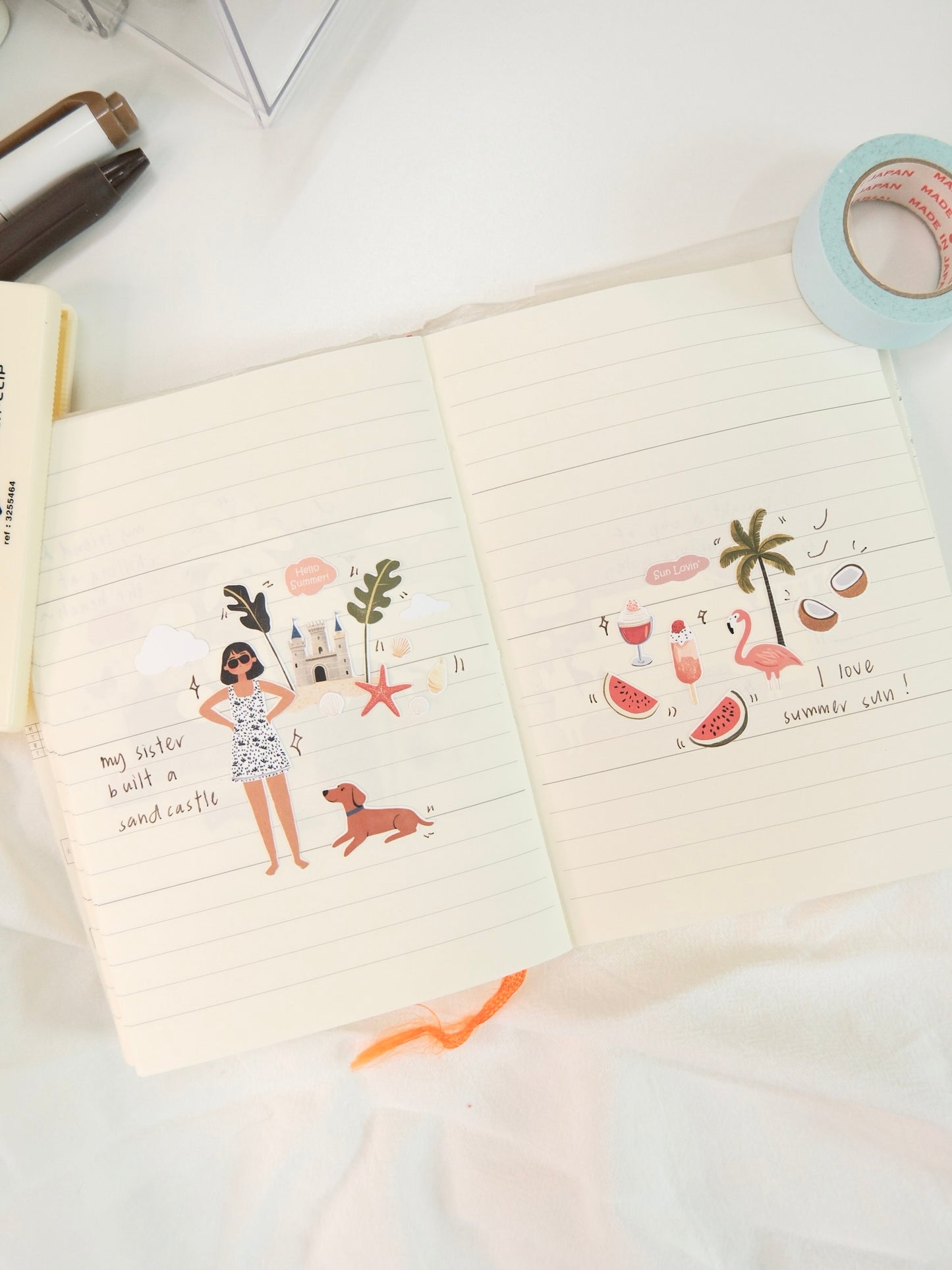 Sweet Escape to Summer Beach | Sticker Sheet
