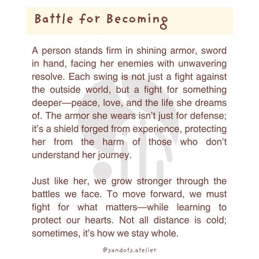 Battle for Becoming | Postcard