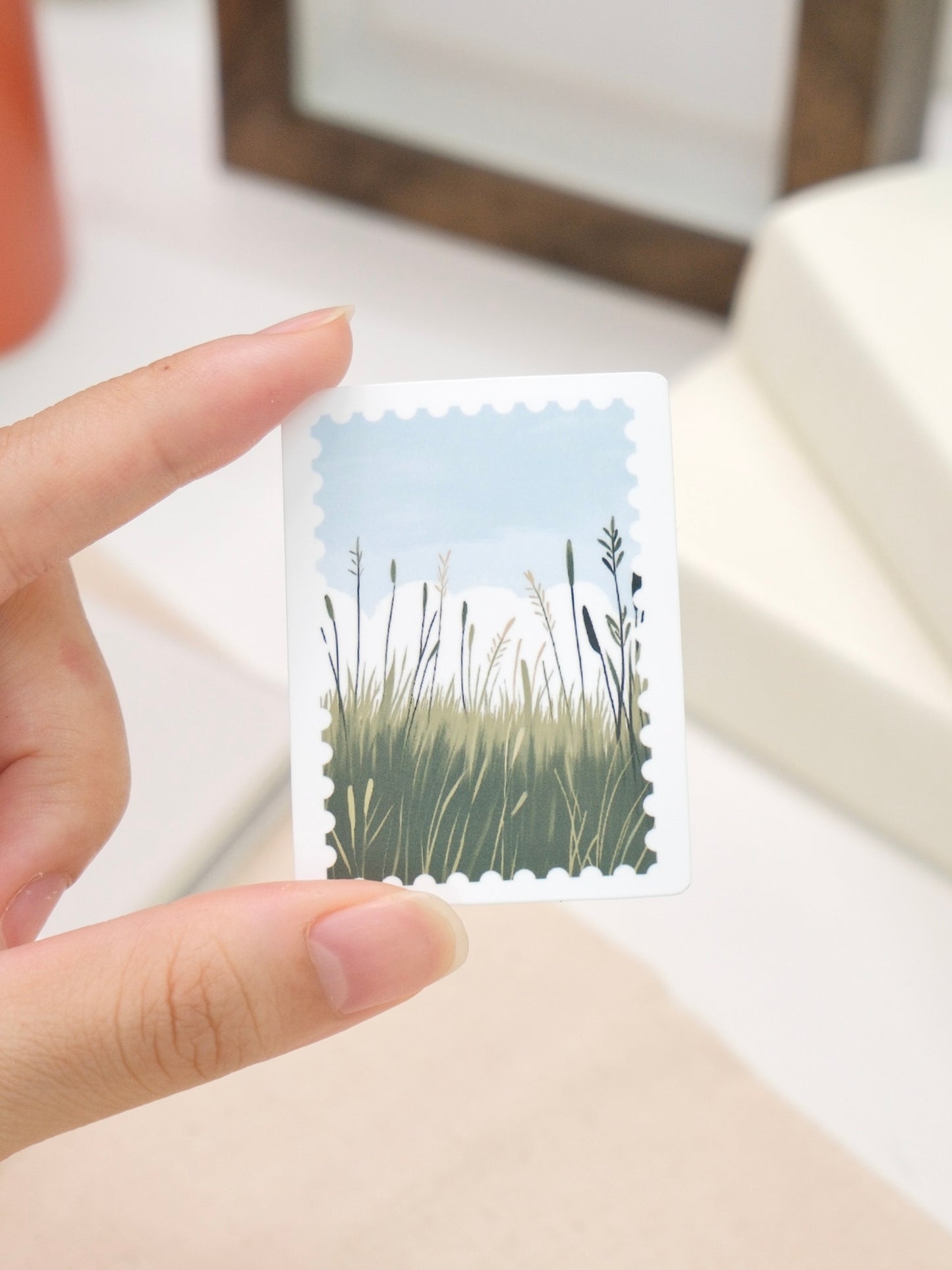 Peace Lives in Small Nature | Sticker Flake