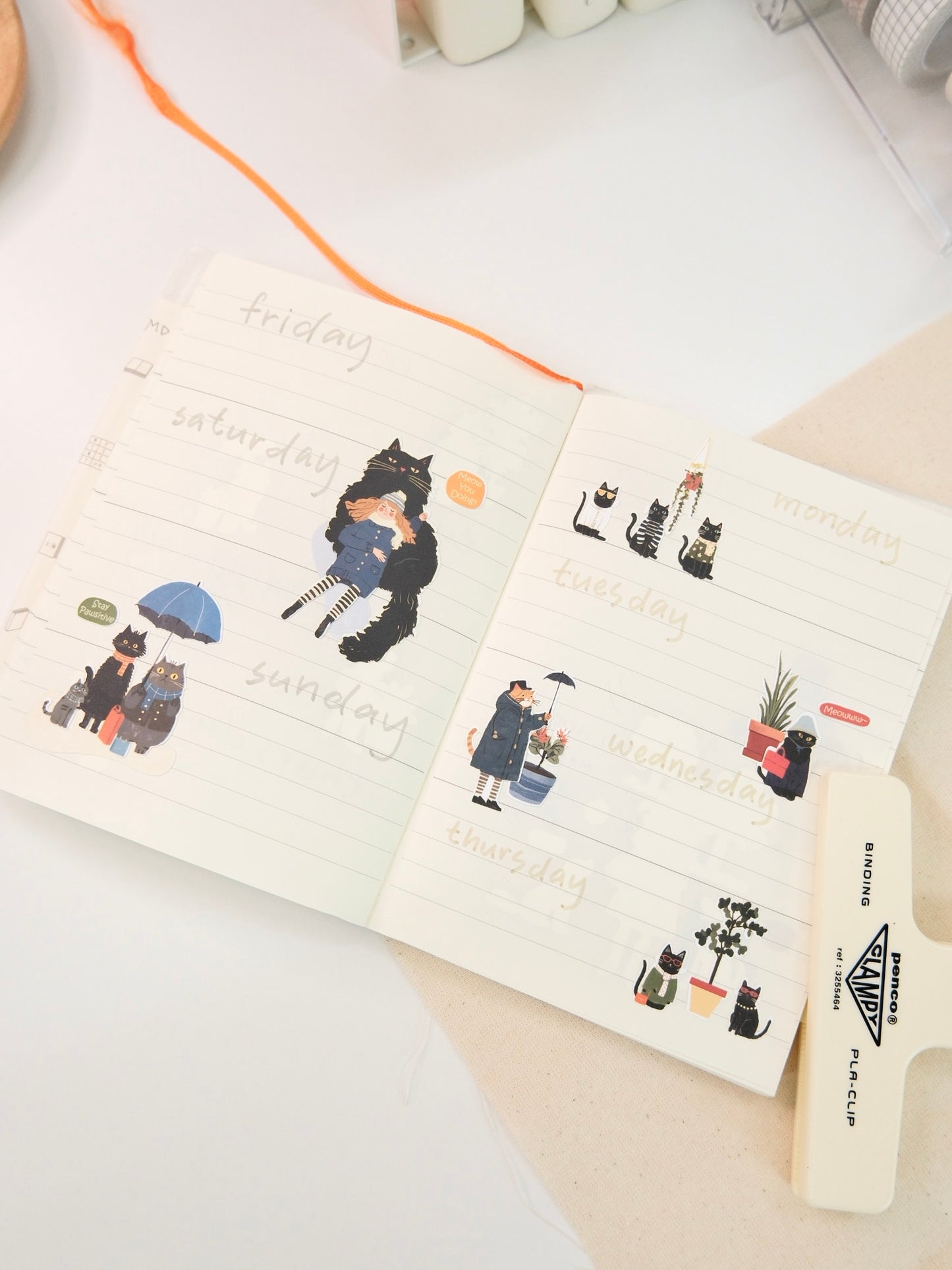 Meow Moments with My Cute Cat | Sticker Sheet