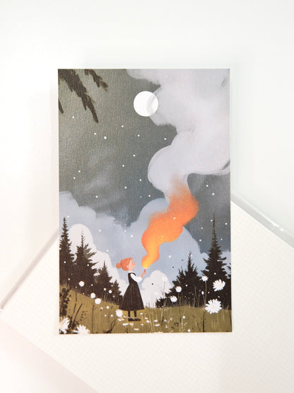 Spark in the Darkness | Postcard