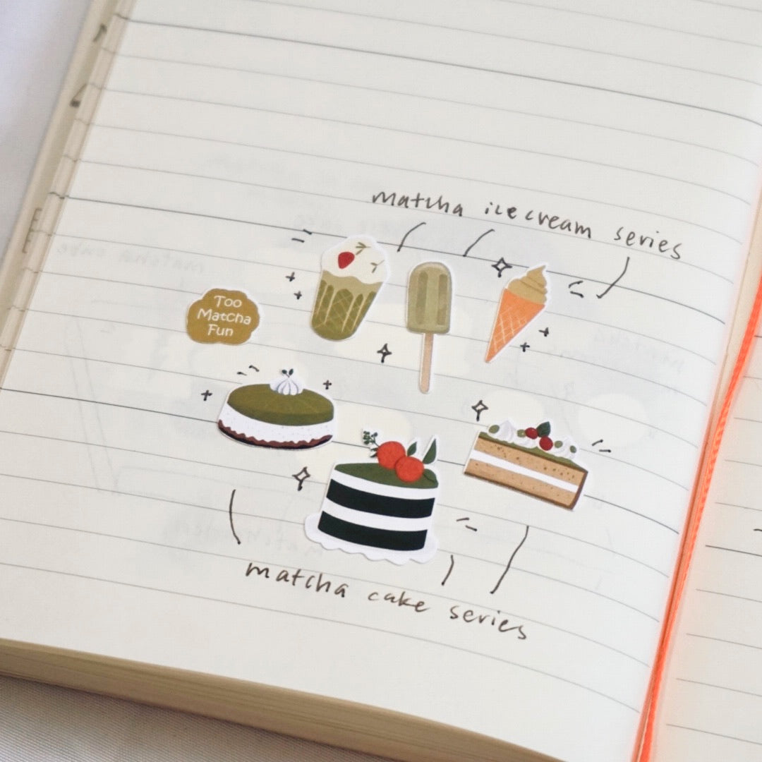 Too Matcha Fun, Too Little Time | Sticker Sheet