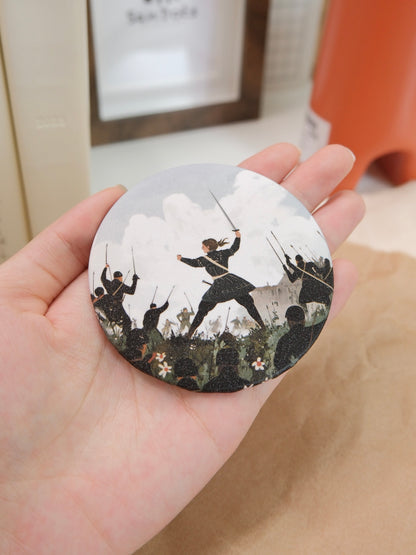 Battle for Becoming | Pocket Mirror Badge