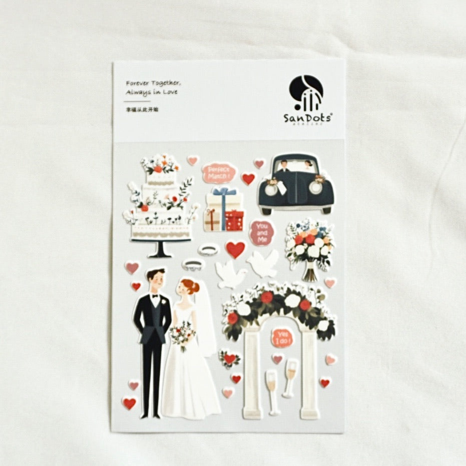 Forever Together, Always in Love | Sticker Sheet