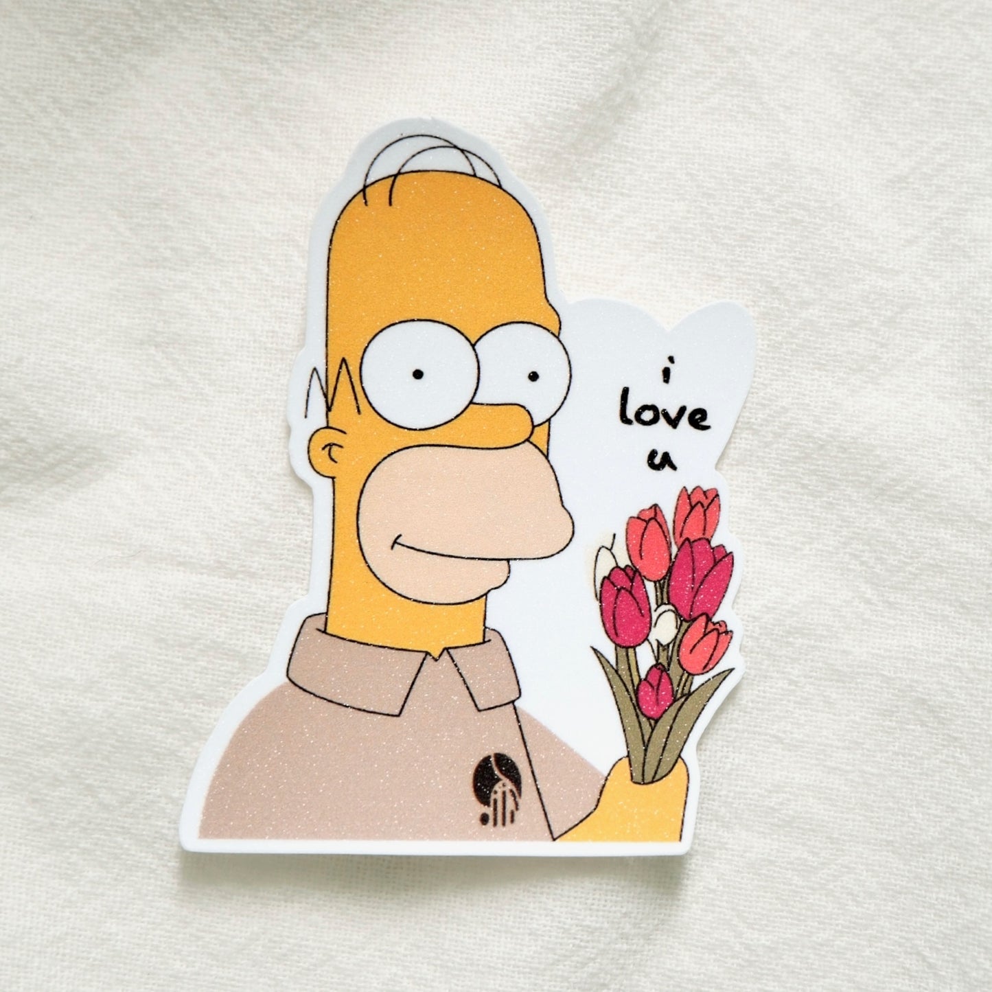 The Simpsons x SanDots Workers (Homer Simpson) | Sticker Flake