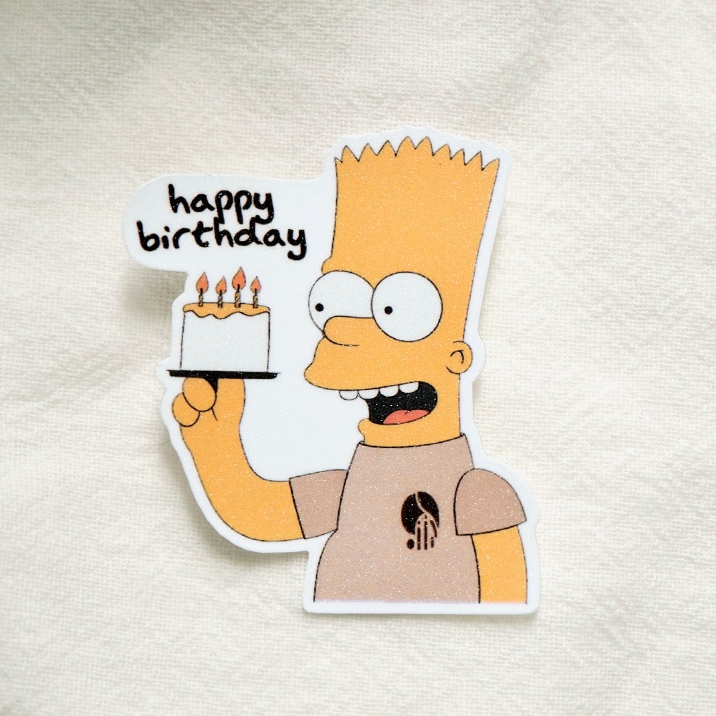 The Simpsons x SanDots Workers (Bart Simpson) | Sticker Flake