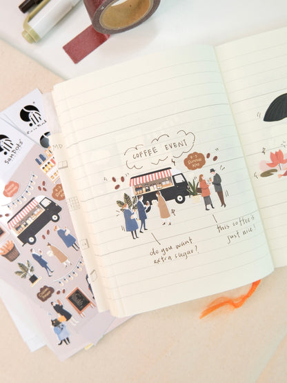 Espresso Moments for Busy Mornings | Sticker Sheet