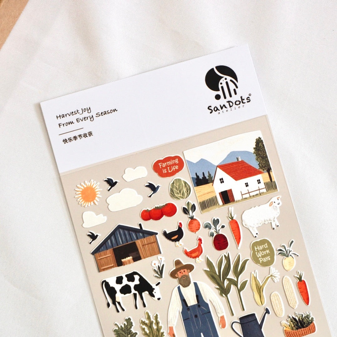 Harvest Joy from Every Season | Sticker Sheet